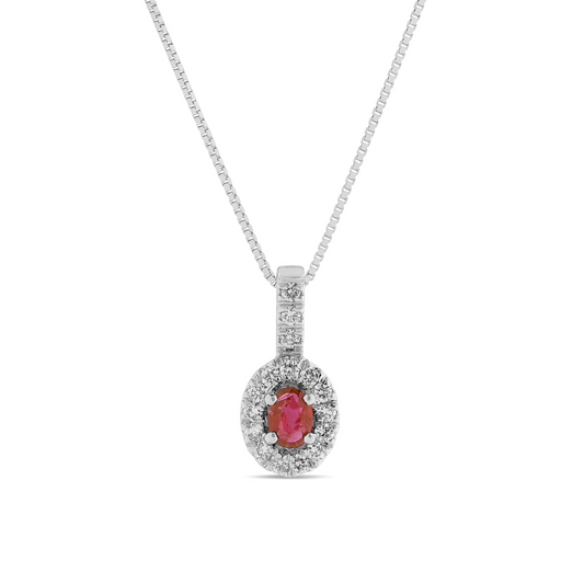 Collana Rubino 0,27ct