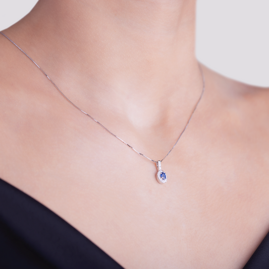 Collana Zaffiro 0,23ct