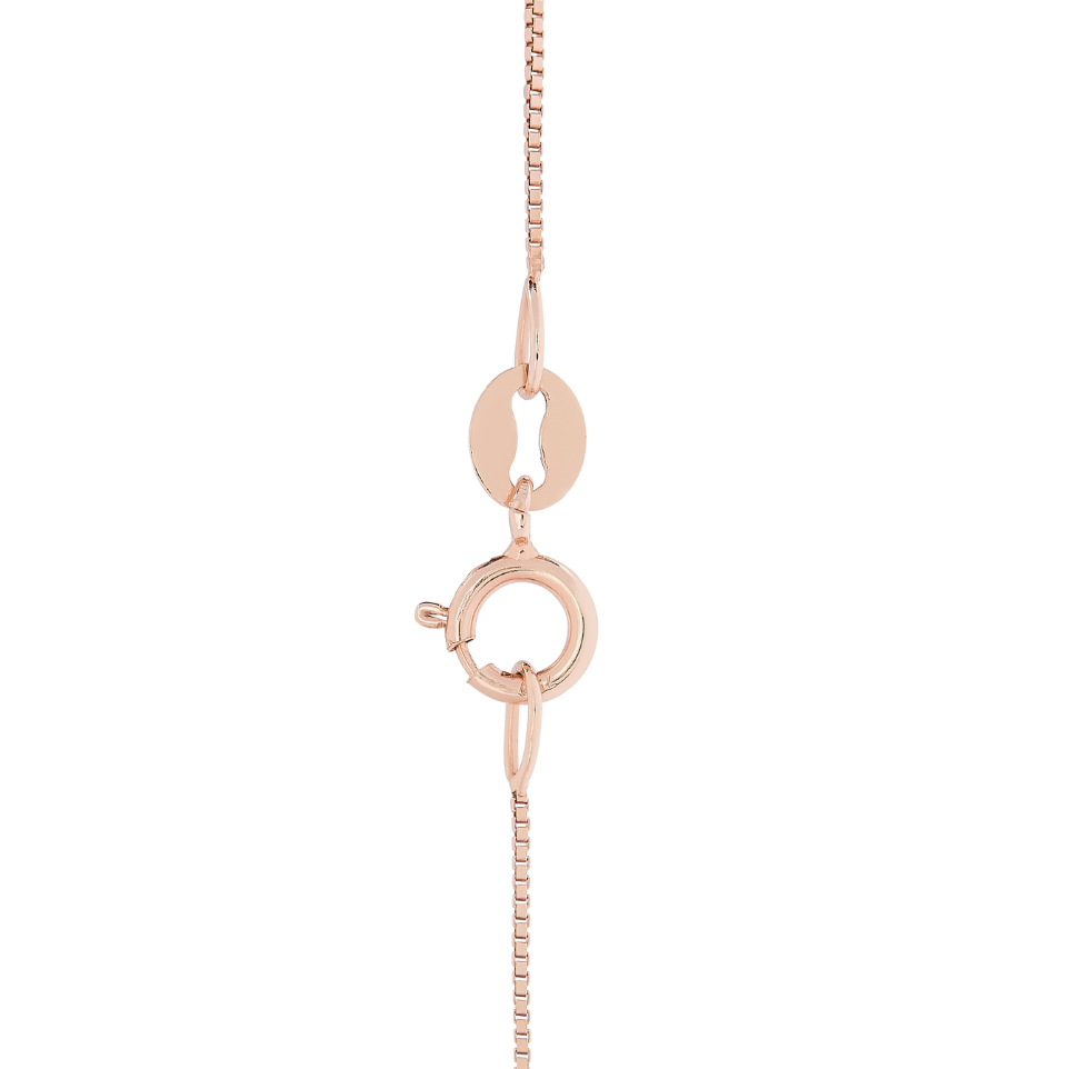 Collana A Catena In Oro Rosa 0,6 Mm – Lunghezza 16-24 Pollici – Vero Oro, Leggera E Lucente