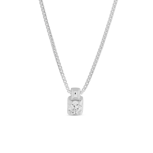 Collana Punto Luce Graffette 0,04ct