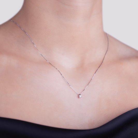 Collana Punto Luce Graffette 0,06ct