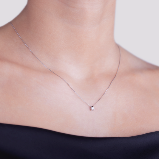 Collana Punto Luce Graffette 0,10ct