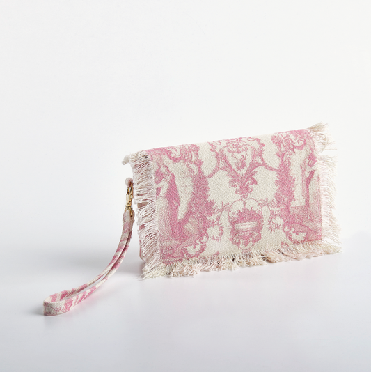 Borsa Clutch – Toile de Jouy Bacio