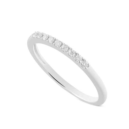 Anello Veretta Diamanti 0,11ct