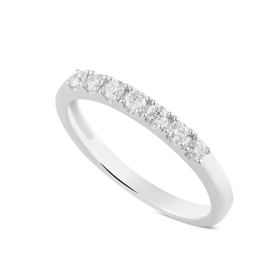 Anello Veretta Diamanti 0,24ct